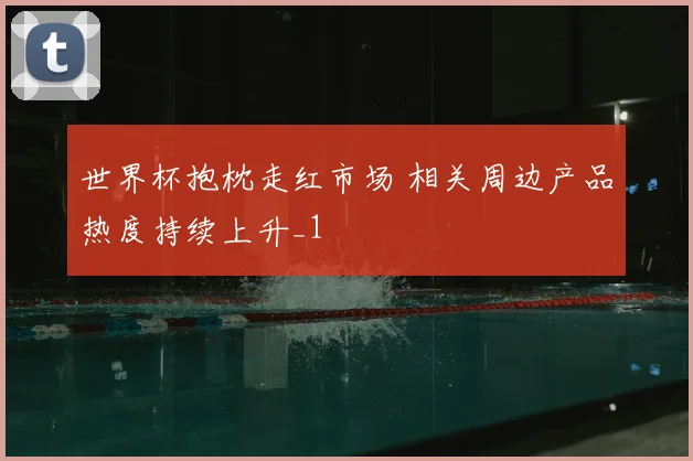 世界杯抱枕走红市场 相关周边产品热度持续上升_1