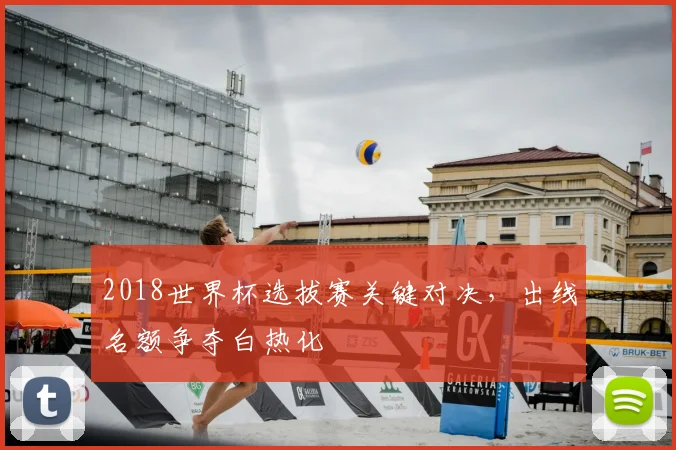 2018世界杯选拔赛关键对决，出线名额争夺白热化